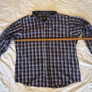 Ariat Blue and White Checkered Casual Shirt